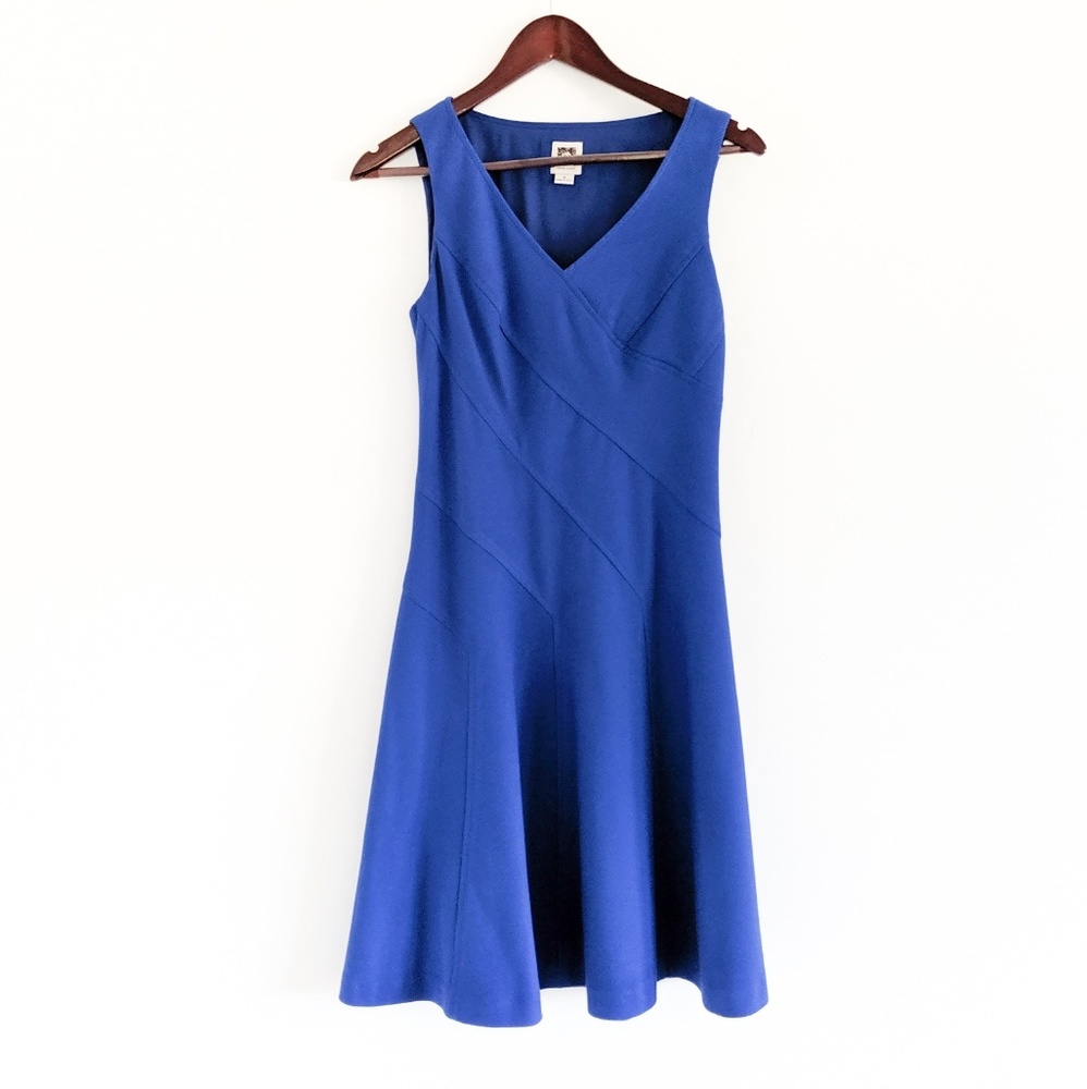 Anne Klein cobalt blue dress
